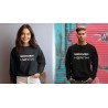Munich Sweatshirt, „Your Destination“ minimalist crewneck shirt, custom Cyrillic characters hoodie, graphic sweater for travel b