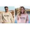 New York Sweatshirt, „Your Destination“ minimalist crewneck shirt, custom Cyrillic characters hoodie, graphic sweater for travel