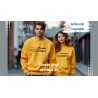 Next Stop „Moscow“ Sweatshirt, „Your Destination“ minimalist crewneck shirt, Cyrillic characters hoodie, graphic sweater for tra
