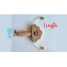 Happy Sad Cloud Face Baby Rattle Eco-Friendly Toy for Indoor and Outdoor Play - 2 Sides Engraved, Montessori Emotional Intellige