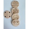 Oktoberfest Beer Wooden Coasters, Set of 5 pcs, 5th wedding anniversary gift, Festival gift basket, Stag Bachelor Party