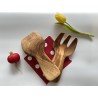 Olive Wood Salad Server Set with Custom Text Engraved, High Quality Utensils Salad Tosser Tongs, Housewarming Gift, Cooking enth