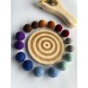 Indoor Outdoor Entertainment Set: Custom Name Engraved Wooden Slingshot with Felt Balls, Spare Time Fun, Eco-Friendly Handcrafte