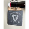 Groomsmen Best Man Proposal Coaster - Custom Wedding Invitation, Bachelor Party Favor, Personalized Wooden/Cork/Slate Coaster, U
