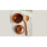 Personalized Wooden Miso Soup or Rice Bowl and Spoon Set with Cherry Blossom Engraving – Custom Japanese-Inspired Kitchenware Gi
