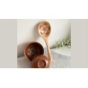 Personalized Wooden Miso Soup or Rice Bowl and Spoon Set with Cherry Blossom Engraving – Custom Japanese-Inspired Kitchenware Gi