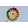 Custom Name Engraved Wooden Slingshot & Target - Eco-Friendly Toy with 16 Felt Balls, Indoor and Outdoor Entertainment, Wool Bal