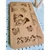 Mathematics Teacher Personalized Breakfast Board, Math Tutor Retirement present, Math teacher gift, healthy snack, meal prep cut