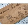 Chemistry Teacher Personalized Breakfast Board,  Retirement present, healthy snack, lab tech, chemistry gift