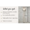 Set of 5 Mandala or Japanese Pattern Cooking Wooden Spoons, Engraved on both sides, Housewarming Gift, Gift For Baking Enthusias