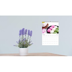 2025 Japanese Sweets Wall Calendar, Wagashi, Washoku, Traditional Confections Desserts, A3/A4 size, Photo Calendar, Customizable