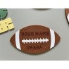 Custom Felt Coaster Set for Sports Fans - Soccer, Rugby, American Football - Fun Party Favors and Invites, Birthdays and Celebra