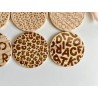 Letter Pattern Wooden Coasters, Set of 6 pcs, Tutor Retirement Present, Teacher gift, Herbal Tea Coaster, Coffee Cup Mat, Water