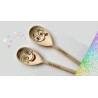Personalized Wooden Spoon Engraved for Cake Smash, first birthday cute face keepsake for child, photo prop decoration, photograp