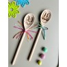 Personalized Wooden Spoon Engraved for Cake Smash, first birthday cute face keepsake for child, photo prop decoration, photograp