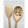 Personalized Wooden Spoon Engraved for Cake Smash, first birthday cute face keepsake for child, photo prop decoration, photograp