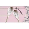 Set of 2 Personalized Engraved Wooden Spoons, Custom Line Art Spoon For Married Couples, Housewarming Gif, Baking Gift For Newly