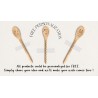Set of 2 Personalized Engraved Wooden Spoons, Custom Line Art Spoon For Married Couples, Housewarming Gif, Baking Gift For Newly