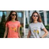 T-Shirt „Squash Blossom“ with Japanese translation, regular fit premium crewneck shirt, graphic flowery herb print, faux plants