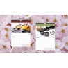 Japanese Sake Flip Wall Calendar 2025, traditional rice drink photography, Nippon signature alcoholic fermented beverage, poster