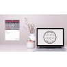Japanese Sake Flip Wall Calendar 2025, traditional rice drink photography, Nippon signature alcoholic fermented beverage, poster