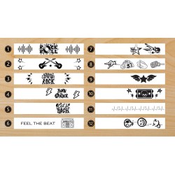 Custom Logo Drumsticks Set, Personalized Engraved Drum Sticks, Groomsmen Dad Boyfriend Husband Gift for Drummer Musician Band Re