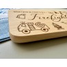 Dream Job Breakfast Board - Personalized for Future Firefighter, Custom Engraved Wood Gift, Kids Career Inspiration „When I grow