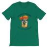 T-Shirt „Bouquet of marigolds“ with Japanese translation, regular fit premium crewneck shirt, graphic flowery herb print, faux p