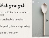 Set Cucchiai in Legno Personalizzati: Inciso, Regalo Coppia, Save the Date thumbnail 10