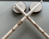 Custom Engraved Maple Drumsticks: Personalized Musician Gift thumbnail 8