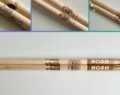 Bacchette in Acero Personalizzate Incise: Regalo per Musicisti thumbnail 9