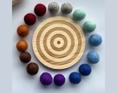 Engraved Wooden Slingshot Set: Felt Balls & Target, Personalized Toy thumbnail 6