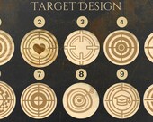 Engraved Wooden Slingshot Set: Felt Balls & Target, Personalized Toy thumbnail 5