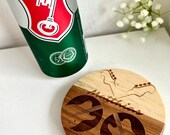 Personalisierter Holz Untersetzer Flaschenöffner: Musik Liebhaber Geschenk thumbnail 10