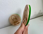 Wooden Felt Green Tea Coasters: Matcha Lover Gift (Set of 2) thumbnail 10