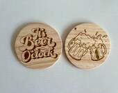Oktoberfest Beer Wooden Coasters: Festival Gift Set (5 pcs) thumbnail 5
