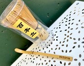 Personalized Matcha Whisk & Scoop Set: Japanese Name Engraving thumbnail 5