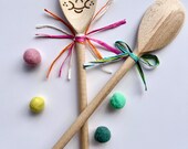 Personalized Wooden Spoon: Engraved Cake Smash Photo Prop thumbnail 4