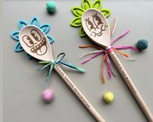 Personalized Wooden Spoon: Engraved Cake Smash Photo Prop thumbnail 1