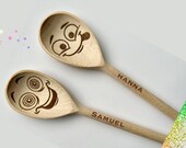 Personalized Wooden Spoon: Engraved Cake Smash Photo Prop thumbnail 2
