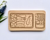 Engraved Bento Box Cutting Board: Japanese-Inspired Breakfast Platter thumbnail 1