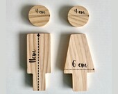 Personalized Wooden Restroom Sign: Engraved WC Door Plate, His/Hers Design thumbnail 5