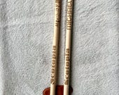 Personalized Maple Drumsticks: Custom Engraved Drummer Gift thumbnail 7