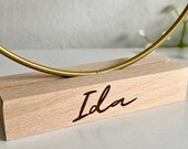 Custom Engraved Chopsticks Set: Personalized Wooden Stand, Origami Wrap thumbnail 3