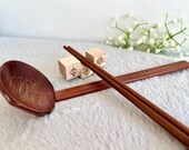 Custom Ramen Utensil Set: Personalized Ladle, Chopsticks & Lantern Holder thumbnail 4