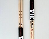 Engraved Vic Firth SD1 Drumsticks: Personalized Maple Drummer Gift thumbnail 6