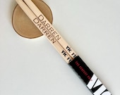 Engraved Vic Firth SD1 Drumsticks: Personalized Maple Drummer Gift thumbnail 1