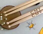Engraved Vic Firth SD1 Drumsticks: Personalized Maple Drummer Gift thumbnail 4