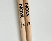 Custom Engraved Vic Firth NOVA 5B Hickory Drumsticks - Musician Gift thumbnail 4