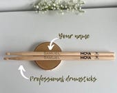 Custom Engraved Vic Firth NOVA 5B Hickory Drumsticks - Musician Gift thumbnail 1